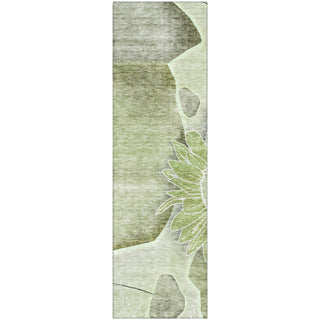 Piper Looms Mayfield Floral AMF700 Aloe Machine Washable Area Rug Runner Main Image