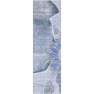 Piper Looms Mayfield Floral AMF700 Blue Machine Washable Area Rug Runner Main Image