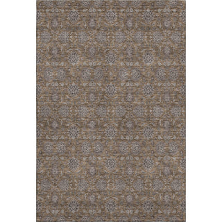 Piper Looms Mayfield Floral AMF702 Chocolate Machine Washable Area Rug main image