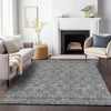 Piper Looms Mayfield Floral AMF702 Gray Machine Washable Area Rug Lifestyle Image Feature