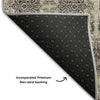 Piper Looms Mayfield Floral AMF702 Ivory Machine Washable Area Rug Backing Image