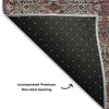 Piper Looms Mayfield Floral AMF702 Merlot Machine Washable Area Rug Backing Image