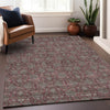 Piper Looms Mayfield Floral AMF702 Merlot Machine Washable Area Rug Lifestyle Image Feature