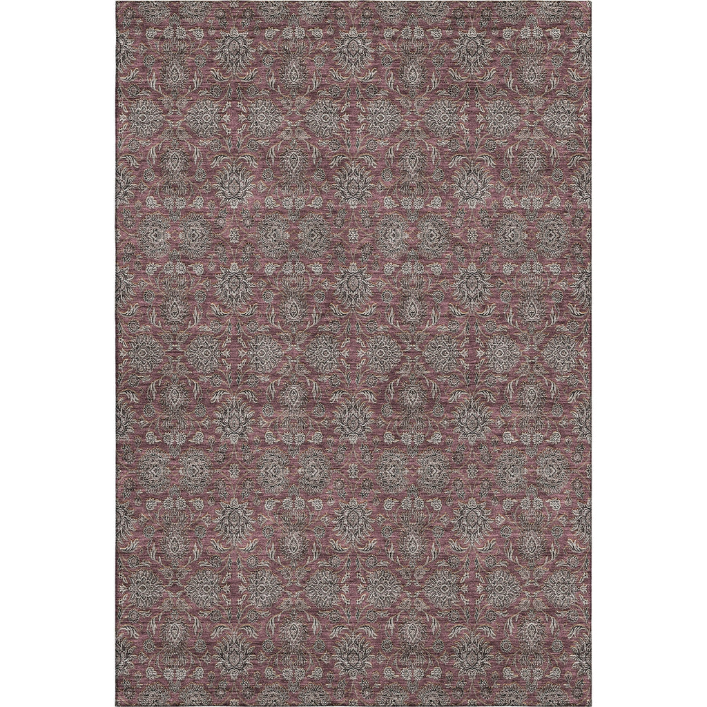 Piper Looms Mayfield Floral AMF702 Merlot Machine Washable Area Rug main image