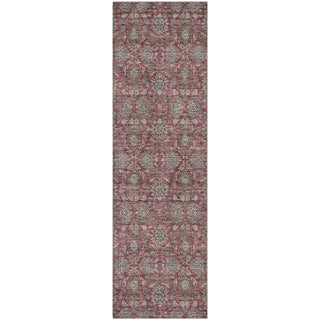 Piper Looms Mayfield Floral AMF702 Merlot Machine Washable Area Rug Runner Main Image