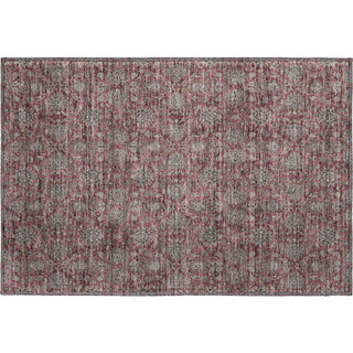 Piper Looms Mayfield Floral AMF702 Merlot Machine Washable Area Rug Scatter Main Image
