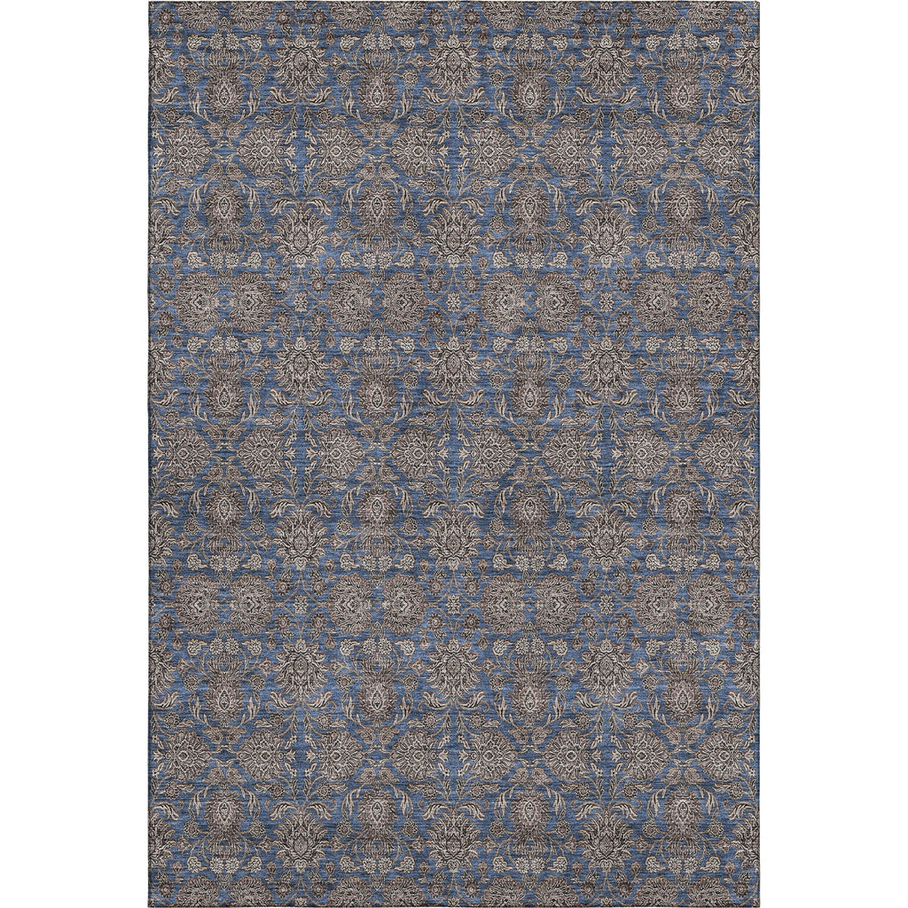 Piper Looms Mayfield Floral AMF702 Navy Machine Washable Area Rug main image