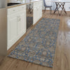 Piper Looms Mayfield Floral AMF702 Navy Machine Washable Area Rug Runner Lifestyle Image Feature