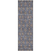 Piper Looms Mayfield Floral AMF702 Navy Machine Washable Area Rug Runner Main Image