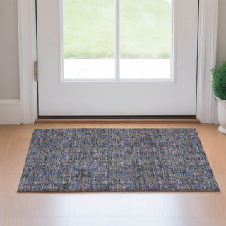 Piper Looms Mayfield Floral AMF702 Navy Machine Washable Area Rug Scatter Lifestyle Image Feature