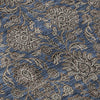 Piper Looms Mayfield Floral AMF702 Navy Machine Washable Area Rug Swatch Image