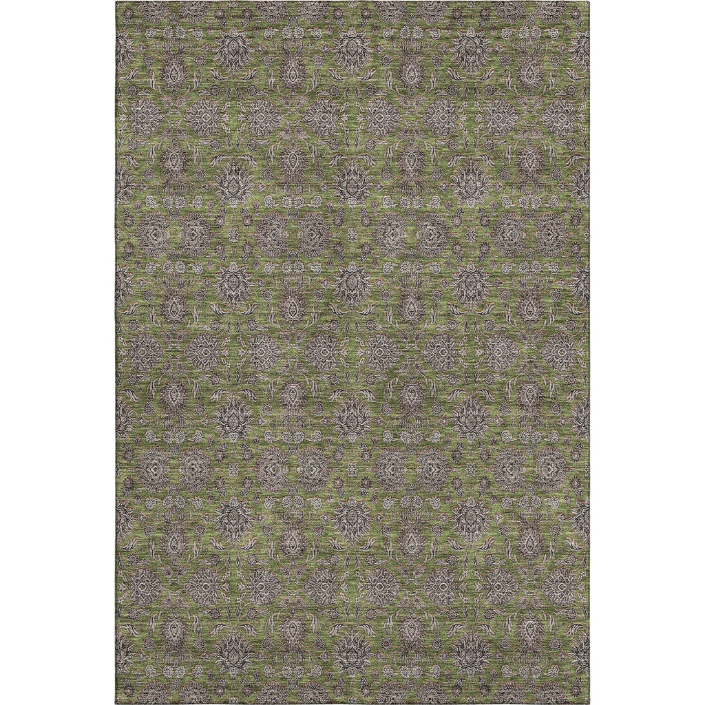 Piper Looms Mayfield Floral AMF702 Olive Machine Washable Area Rug main image
