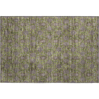 Piper Looms Mayfield Floral AMF702 Olive Machine Washable Area Rug Scatter Main Image