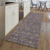 Piper Looms Mayfield Floral AMF702 Purple Machine Washable Area Rug Runner Lifestyle Image Feature