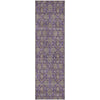 Piper Looms Mayfield Floral AMF702 Purple Machine Washable Area Rug Runner Main Image