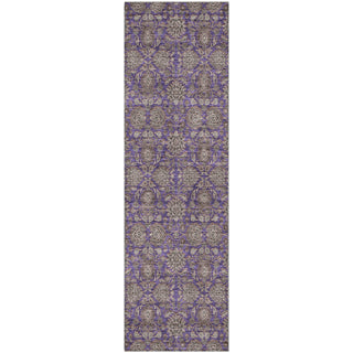 Piper Looms Mayfield Floral AMF702 Purple Machine Washable Area Rug Runner Main Image