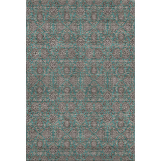 Piper Looms Mayfield Floral AMF702 Teal Machine Washable Area Rug main image