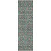 Piper Looms Mayfield Floral AMF702 Teal Machine Washable Area Rug Runner Main Image