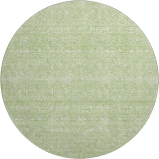 Piper Looms Mayfield Floral AMF703 Aloe Machine Washable Area Rug Round Main Image