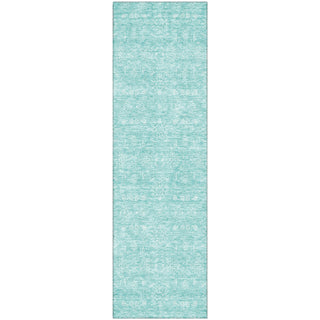 Piper Looms Mayfield Floral AMF703 Aqua Machine Washable Area Rug Runner Main Image