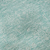 Piper Looms Mayfield Floral AMF703 Aqua Machine Washable Area Rug Swatch Image