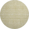 Piper Looms Mayfield Floral AMF703 Beige Machine Washable Area Rug Round Main Image