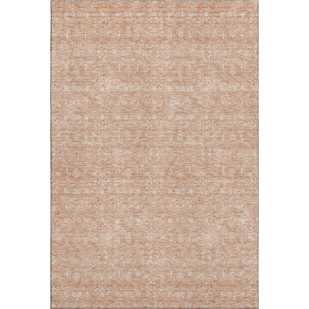 Piper Looms Mayfield Floral AMF703 Coral Machine Washable Area Rug main image