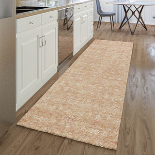 Piper Looms Mayfield Floral AMF703 Coral Machine Washable Area Rug Runner Lifestyle Image Feature