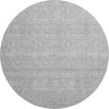 Piper Looms Mayfield Floral AMF703 Gray Machine Washable Area Rug Round Main Image