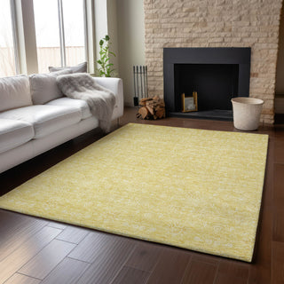 Piper Looms Mayfield Floral AMF703 Honey Machine Washable Area Rug Lifestyle Image Feature