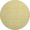 Piper Looms Mayfield Floral AMF703 Honey Machine Washable Area Rug Round Main Image