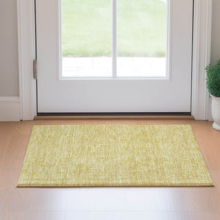 Piper Looms Mayfield Floral AMF703 Honey Machine Washable Area Rug Scatter Lifestyle Image Feature