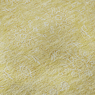 Piper Looms Mayfield Floral AMF703 Honey Machine Washable Area Rug Swatch Image