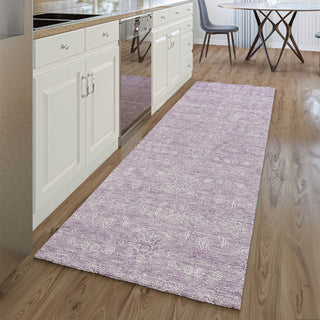 Piper Looms Mayfield Floral AMF703 Lavender Machine Washable Area Rug Runner Lifestyle Image Feature