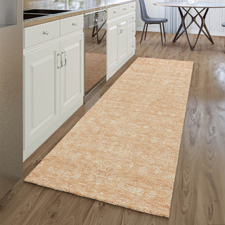 Piper Looms Mayfield Floral AMF703 Peach Machine Washable Area Rug Runner Lifestyle Image Feature