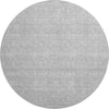 Piper Looms Mayfield Floral AMF703 Silver Machine Washable Area Rug Round Main Image