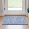 Piper Looms Mayfield Floral AMF703 Sky Machine Washable Area Rug Scatter Lifestyle Image Feature