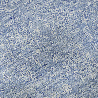 Piper Looms Mayfield Floral AMF703 Sky Machine Washable Area Rug Swatch Image