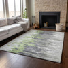 Piper Looms Mayfield Modern AMF704 Green Machine Washable Area Rug Lifestyle Image Feature
