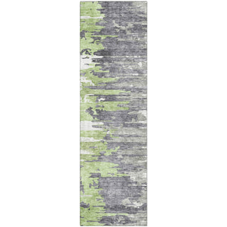 Piper Looms Mayfield Modern AMF704 Green Machine Washable Area Rug Runner Main Image
