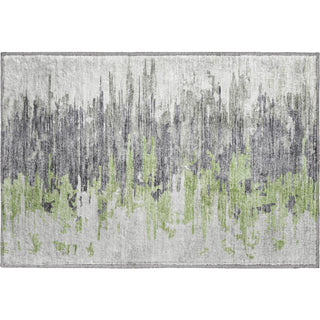Piper Looms Mayfield Modern AMF704 Green Machine Washable Area Rug Scatter Main Image
