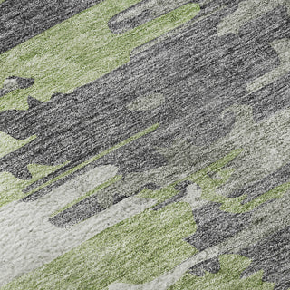 Piper Looms Mayfield Modern AMF704 Green Machine Washable Area Rug Swatch Image