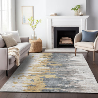 Piper Looms Mayfield Modern AMF704 Ivory Machine Washable Area Rug Lifestyle Image Feature