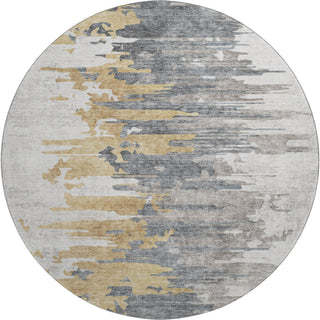 Piper Looms Mayfield Modern AMF704 Ivory Machine Washable Area Rug Round Main Image