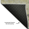 Piper Looms Mayfield Modern AMF704 Pewter Machine Washable Area Rug Backing Image