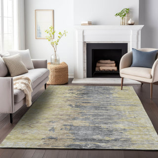 Piper Looms Mayfield Modern AMF704 Pewter Machine Washable Area Rug Lifestyle Image Feature