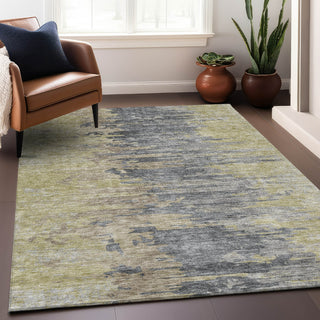 Piper Looms Mayfield Modern AMF704 Pewter Machine Washable Area Rug Lifestyle Image Feature