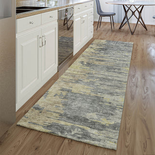 Piper Looms Mayfield Modern AMF704 Pewter Machine Washable Area Rug Runner Lifestyle Image Feature