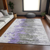 Piper Looms Mayfield Modern AMF704 Purple Machine Washable Area Rug Lifestyle Image Feature