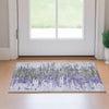 Piper Looms Mayfield Modern AMF704 Purple Machine Washable Area Rug Scatter Lifestyle Image Feature